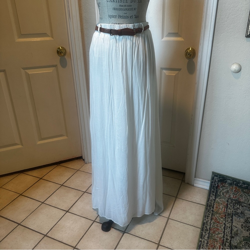 White Maxi Skirt